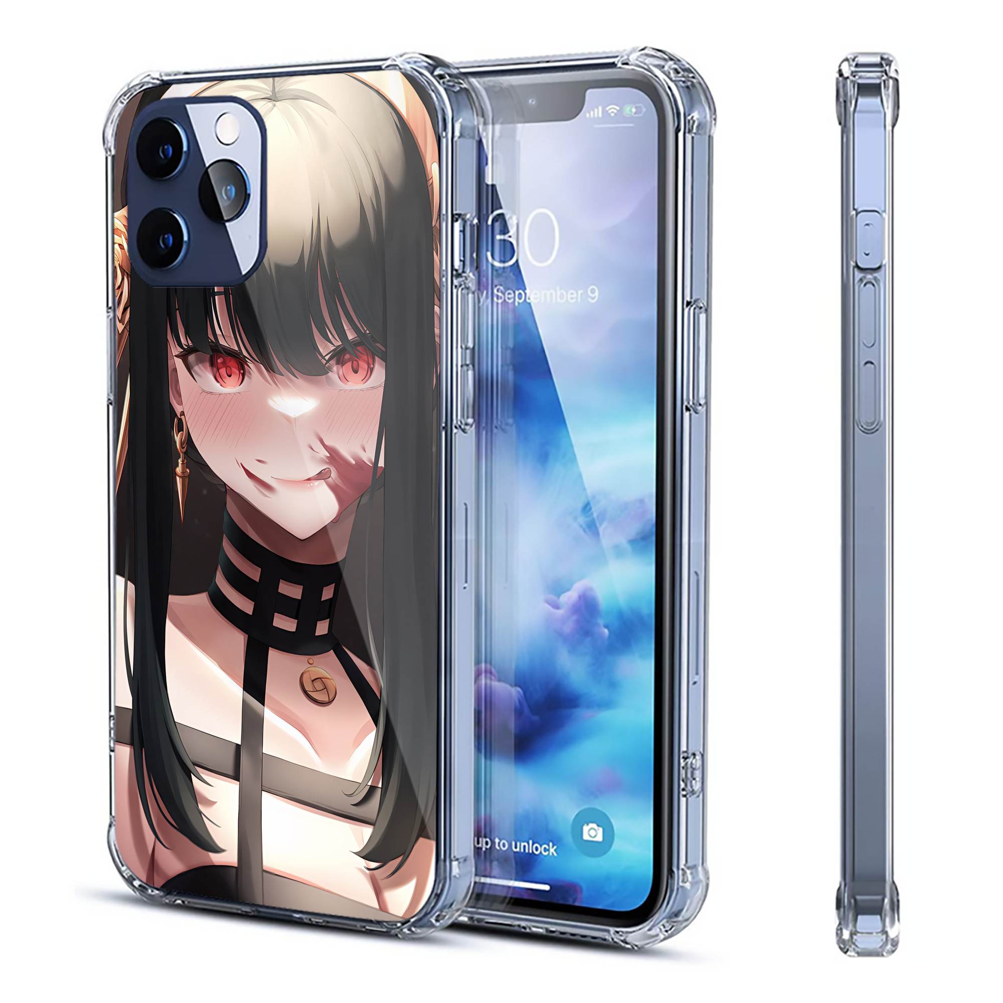 （画像用） SPY×FAMILY间谍家家酒 【iPhone 12シリーズ対応】透明スマホケース（クリアソフトケース）